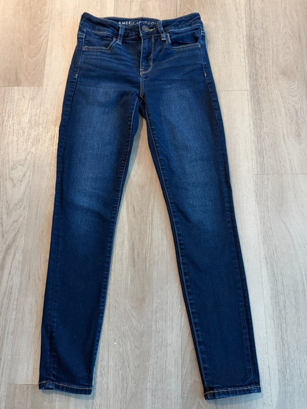American Eagle Next Level Stretch Jegging 4 Regular Dark Wash Skinny Jeans